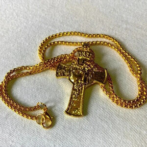 New Fashion Jewelry Gold-Plated Necklace Unisex Adult